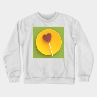 Heart Shaped Lollipop Crewneck Sweatshirt